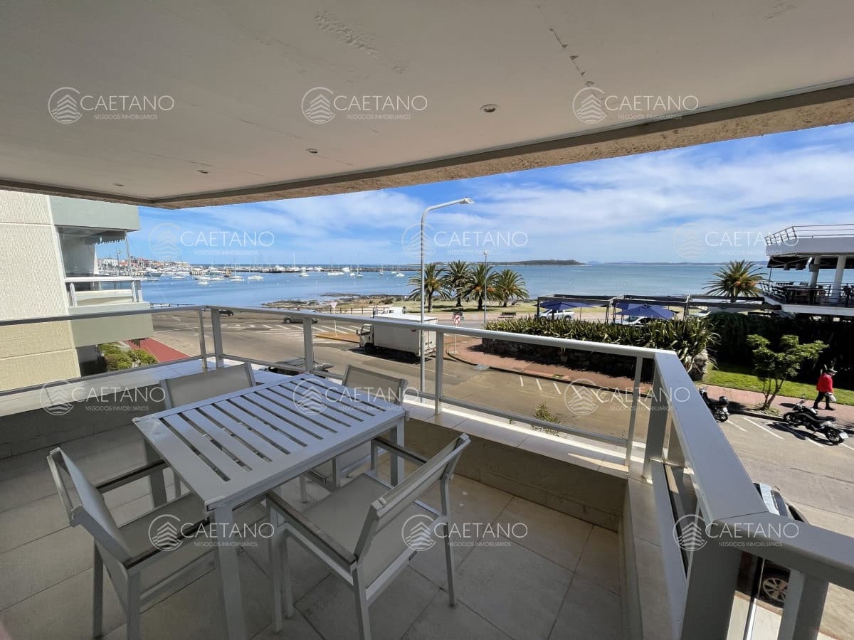 Puerto, excelente vista y amplia terraza, parrillero