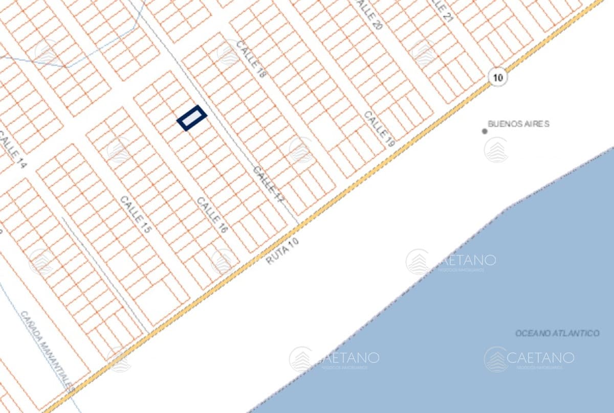 TERRENO EN CALLE 17 EN BALNEARIO BUENOS AIRES