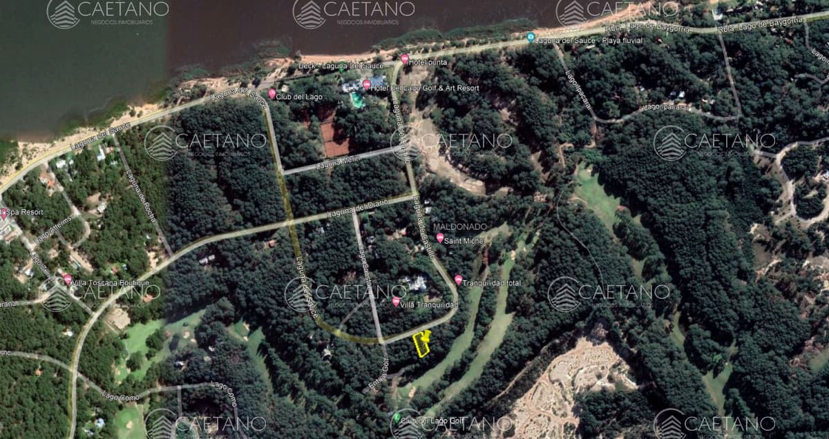 Lote en Club del Lago, Punta Ballena — foto 2