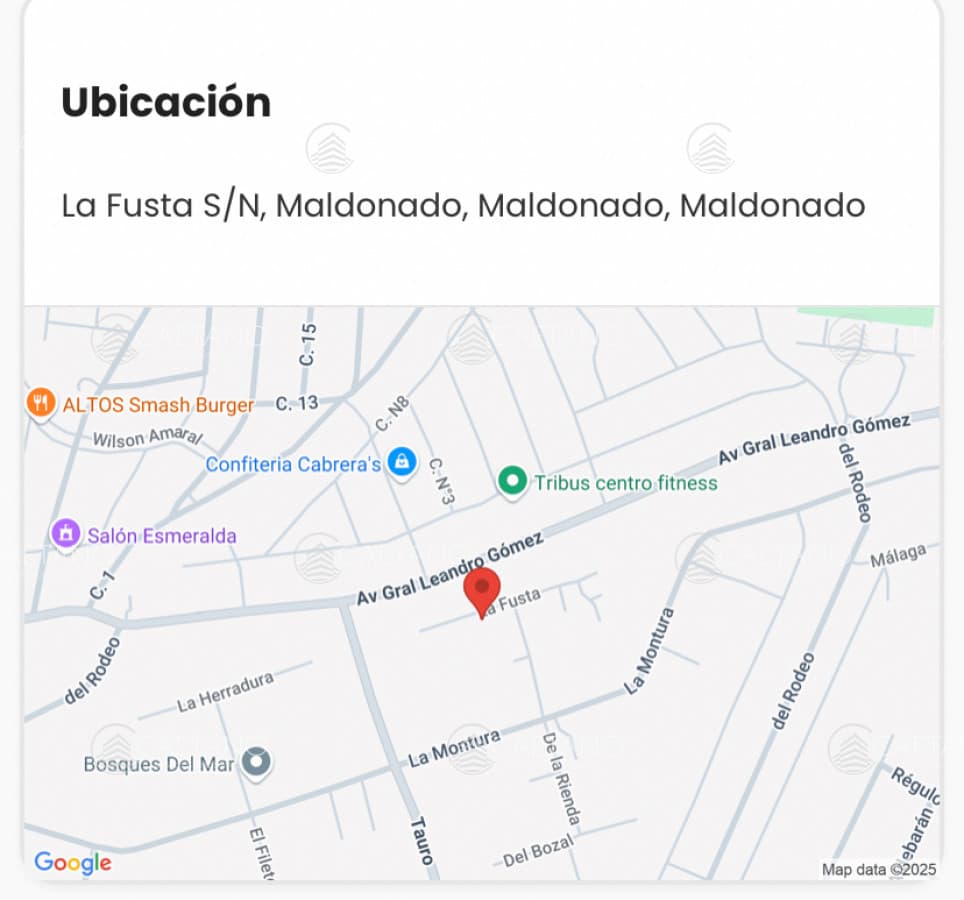 Venta terreno Burnet, Punta del Este.