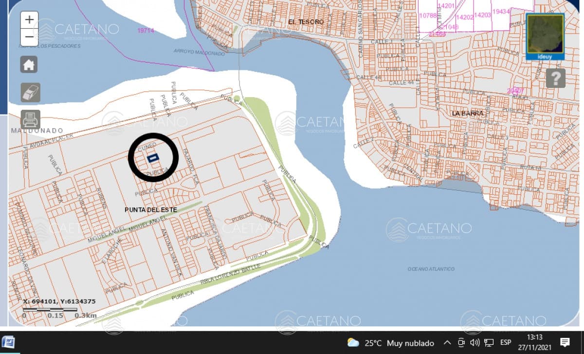 Terreno en venta en Punta del Este