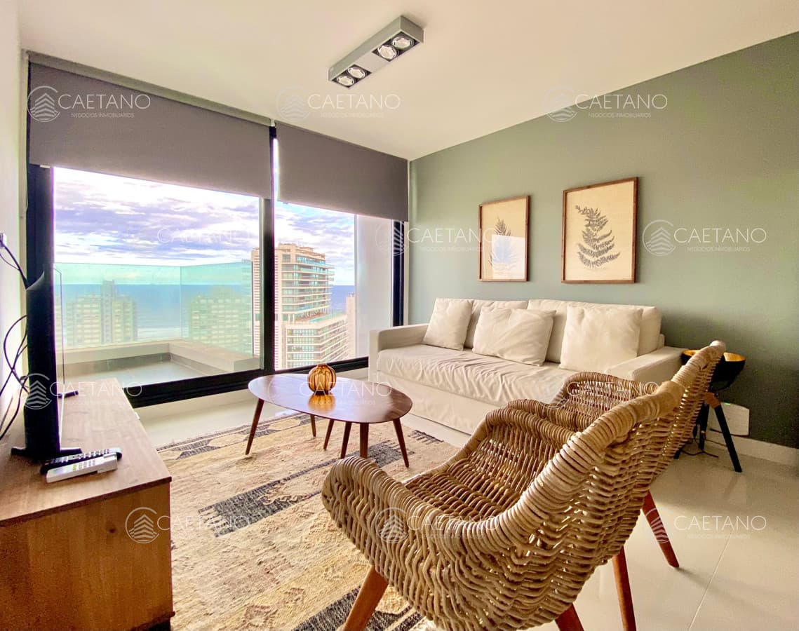 Alquiler anual de un dormitorio amoblado, Punta del Este