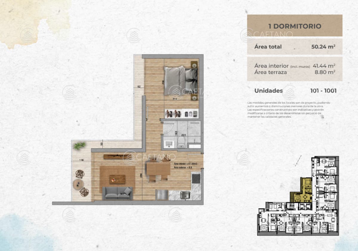 Venta Departamento  1 Dormitorio,  Roosevelt - Punta del Este