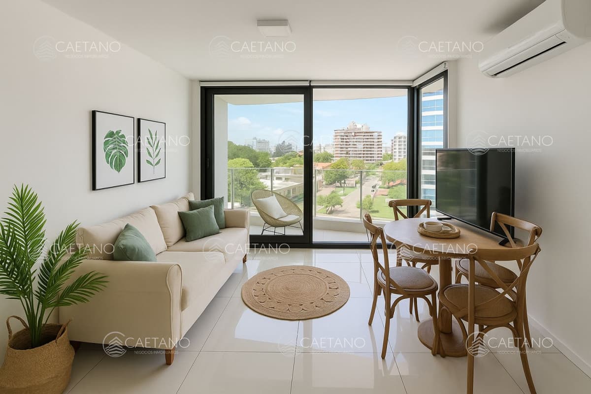 Alquiler temporal apartamento de 1 dormitorio y medio en Punta del Este