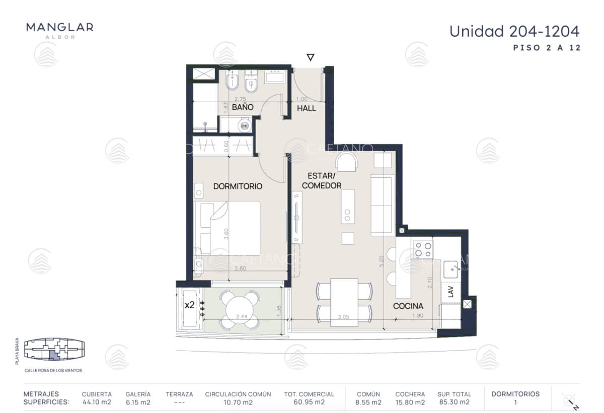 Apartamento en venta en Punta del Este