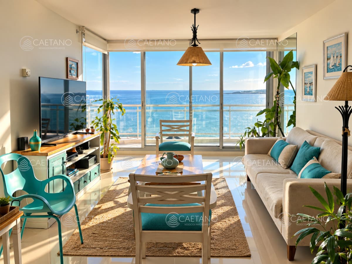 Apartamento en alquiler temporario Playa Mansa 2 dormitorios SUNRISE TOWER