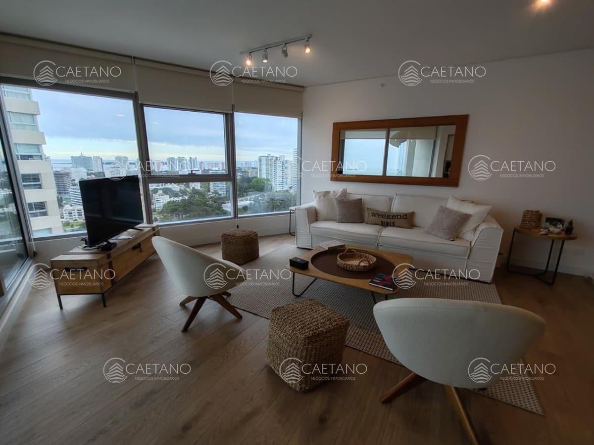 Alquiler temporal apartamento 2 dormitorios. Playa brava, Punta del Este. — foto 3