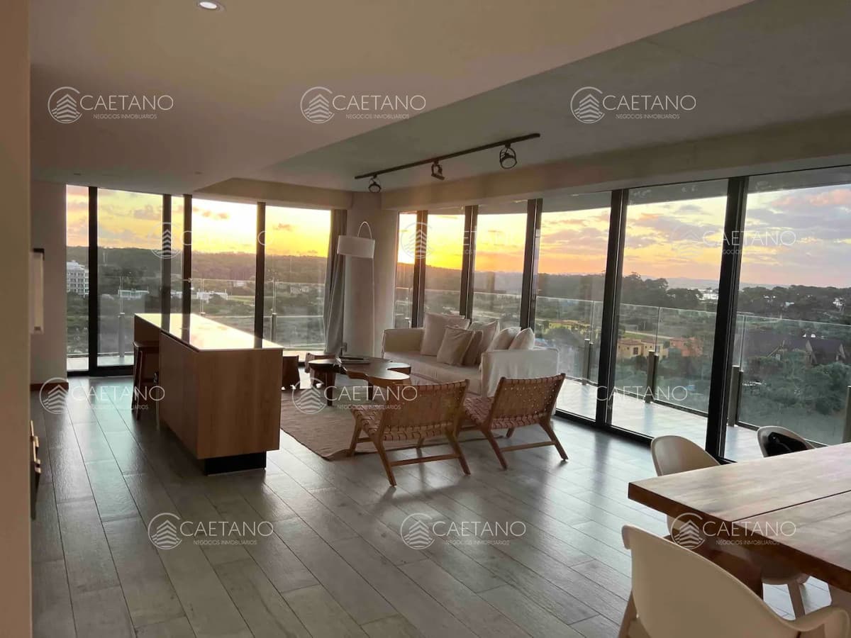 Alquiler temporal apartamento 1 + den, Playa brava Punta del Este — foto 2