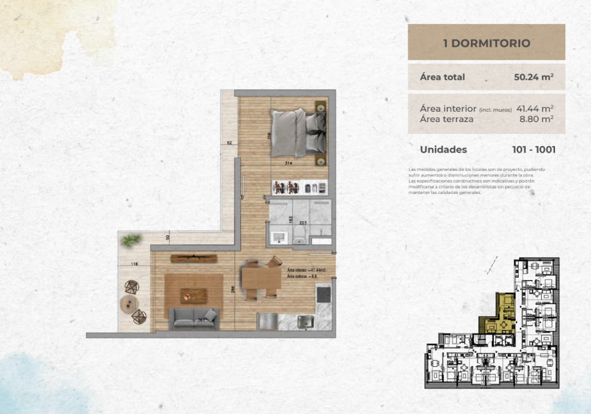 Venta Departamento  1 Dormitorio,  Roosevelt - Punta del Este