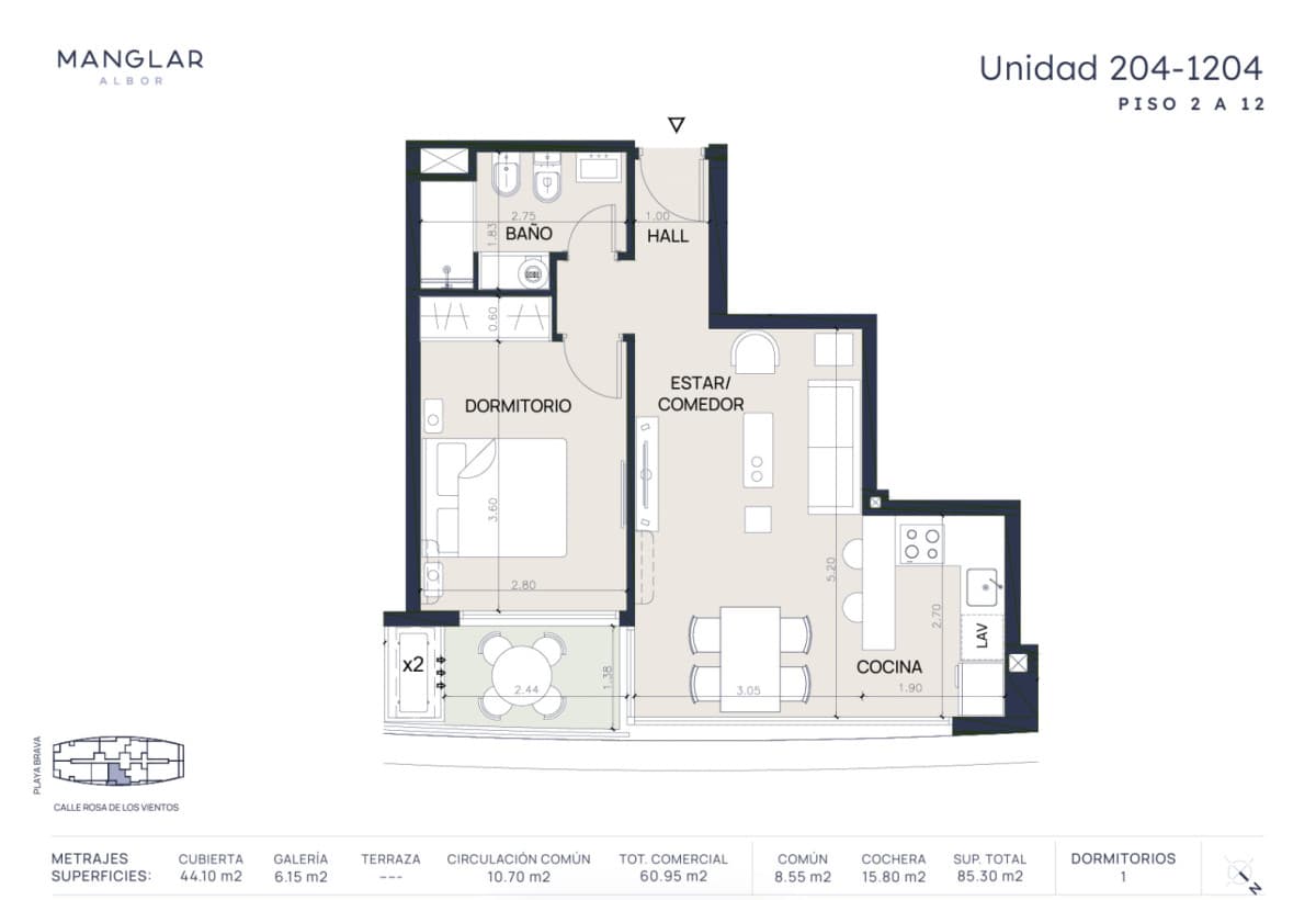 Apartamento en venta en Punta del Este