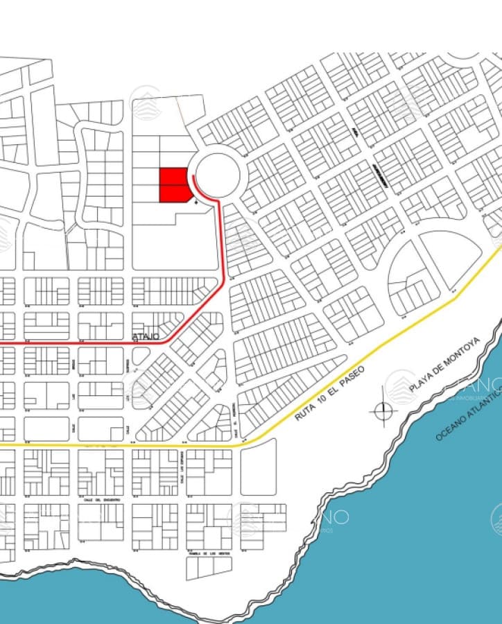 Terreno Montoya, la barra con proyecto aprobado.