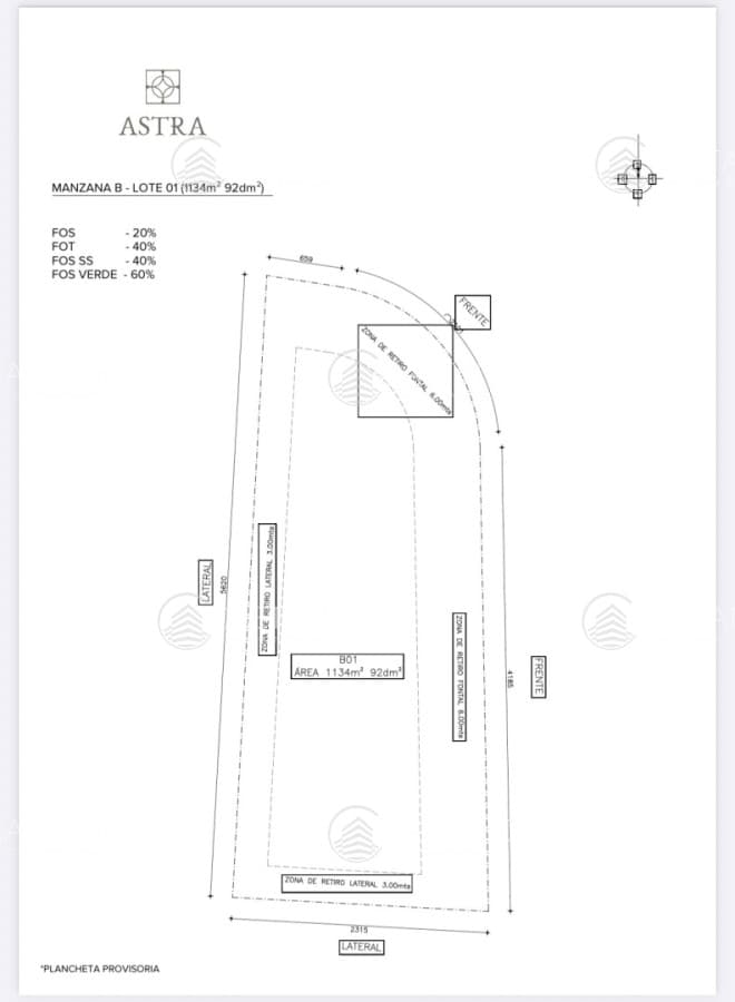 VENTA LOTE 1134 MTS EN BARRIO PRIVADO