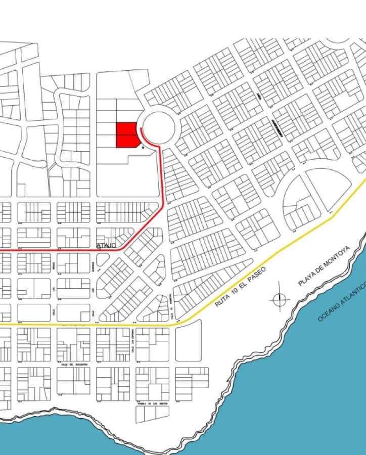 Terreno Montoya, la barra con proyecto aprobado.