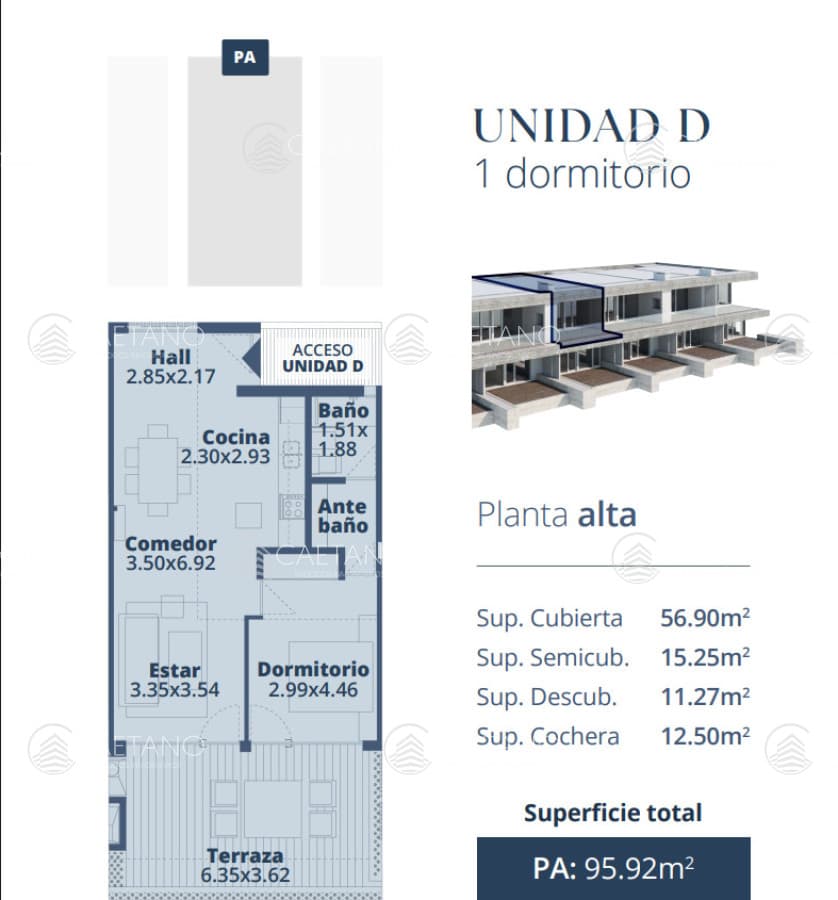 Venta apartamento1 dormitorios - Punta Ballena — foto 2