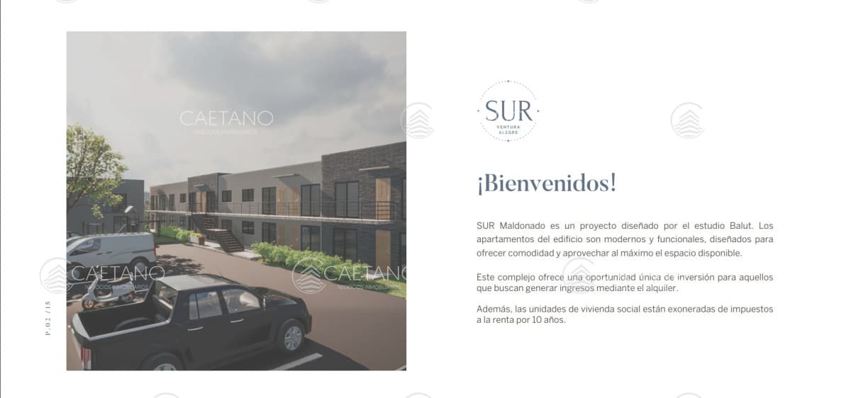 Venta apartamento 2 dormitorios. Maldonado. — foto 2
